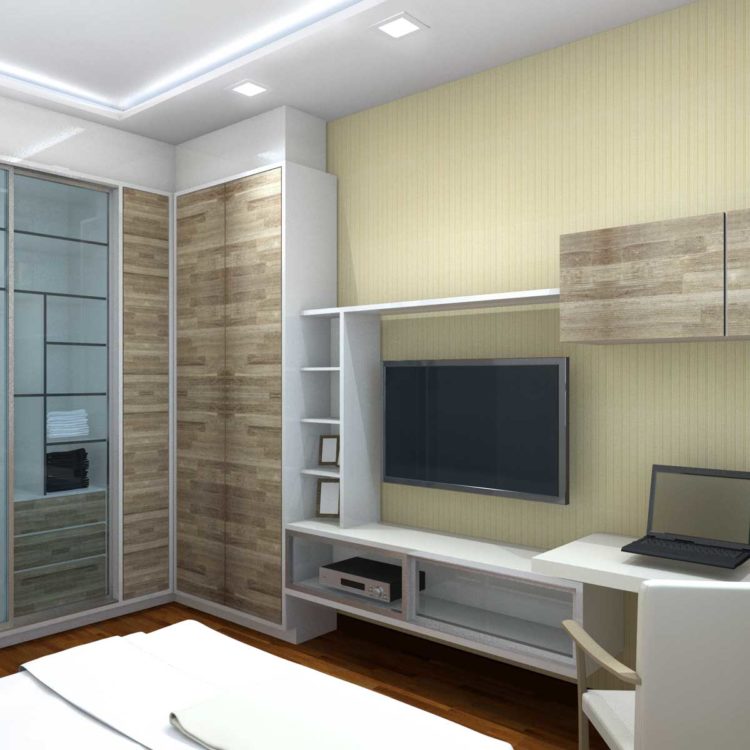 Makena Condo - Bedroom - Design Proposal View 1
