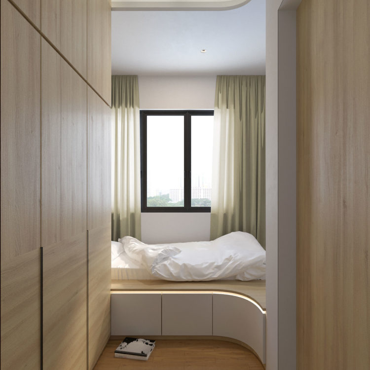 Alex Residences Bedroom Design View 1