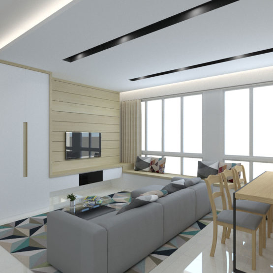 Skypeak Bukit Batok Communal Space Design View 1